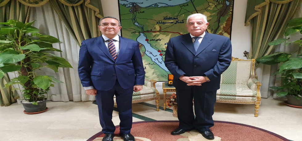 Ambassador Ajit Gupte met Governor of South Sinai, General Khaled Fouda to discuss strengthening cooperation, particularly in tourism